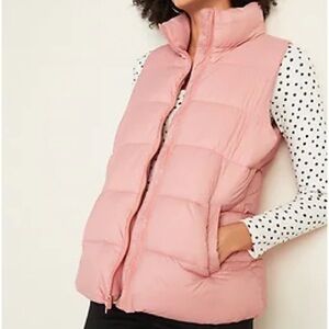 Women's Pink Puffer Vest